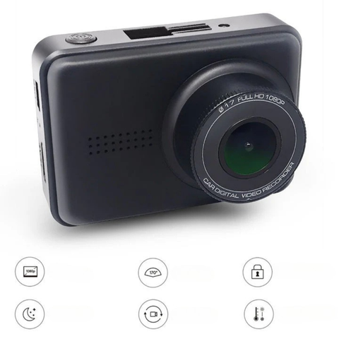 Innbakt kamera 1080p – Stort synsfelt 165° og klar visjon 