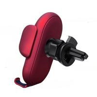 Carregador Sem Fios para Carro com Suporte para Telefone – Fixação Automática e Rápida 