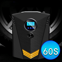 Compressores de Ar Portátil para Carro/Moto/Bicicleta – Isqueiro 12V + Ecrã Digital 