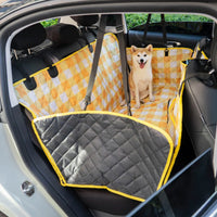 Capa de Assento de Carro para Cão Impermeável e Resistente a Risos 