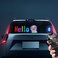 Ecrã LED Animado Para Carro – Mensagens e Emojis Personalizados 