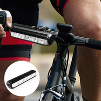 Lanterna para Guidão de Bicicleta – Recarregável e À Prova d'Água 
