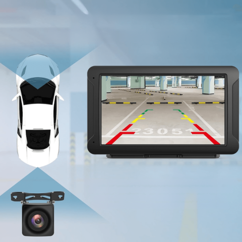 Multifunktionellt Multimedia System För Bil — GPS, Musik & Backkamera 