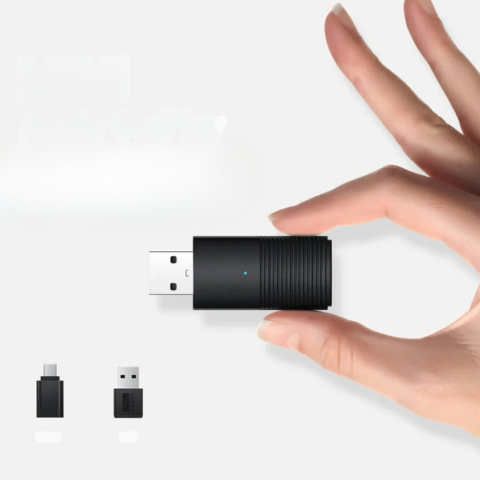 Trådlös CarPlay-adapter — Kompatibel med iOS & Android Auto 