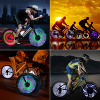 Luz LED de Bicicleta – Padrões Luminosos em Movimento 