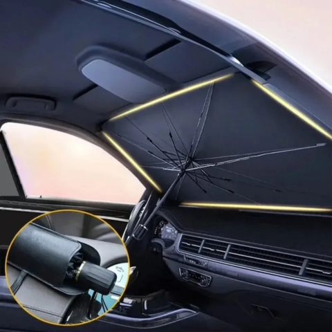 Protetor Solar Para Para-brisa – Instalação Rápida 