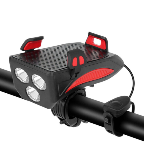 Multifunctional Bike Lamp – Horn and Phone Holder 