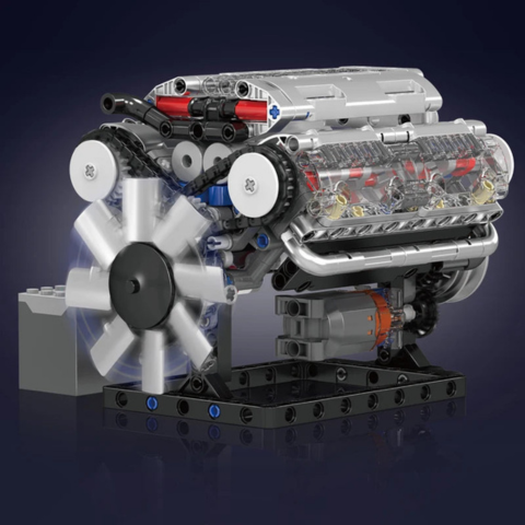 Kit de construcción de motores — experiencia lúdica y educativa 