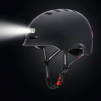 Capacete de Bicicleta Urbano – Com Iluminação LED Frontal e Traseira 