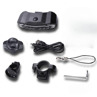 Lampă spate multifuncțională pentru biciclete - semnalizare, frână și alarmă