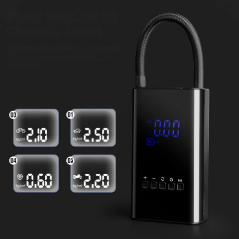 Mini Compresseur Portable – Affichage LED Et Pression Réglable