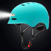 Capacete de Bicicleta Urbano – Com Iluminação LED Frontal e Traseira 