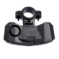 Lampă spate multifuncțională pentru biciclete - semnalizare, frână și alarmă