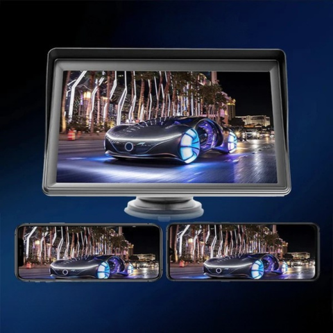 Sistem multimedia auto — CarPlay și Android Auto fără fir 