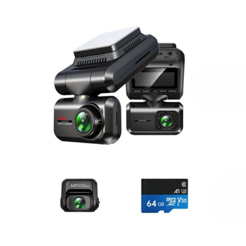 Dashcam Samochodowa Ultra HD — Podwójna i Potrójna Kamera Bezpieczeństwa 