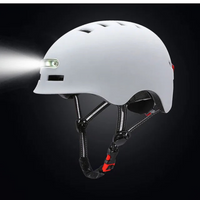 Capacete de Bicicleta Urbano – Com Iluminação LED Frontal e Traseira 