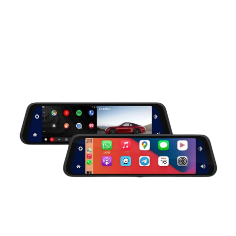 Intelligente achteruitkijkspiegel met camera voor en achter - HD Vision & parkeerhulp