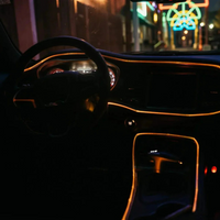 Fitas de Luzes Automóvel – Ambiente RGB Interior 