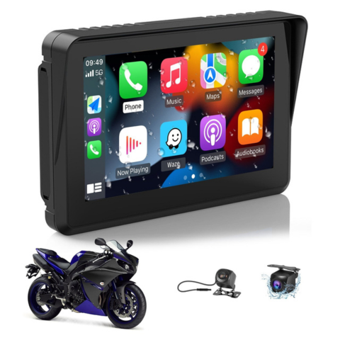 Soporte Multimedia Moto — Navegación y Música Inalámbrica 