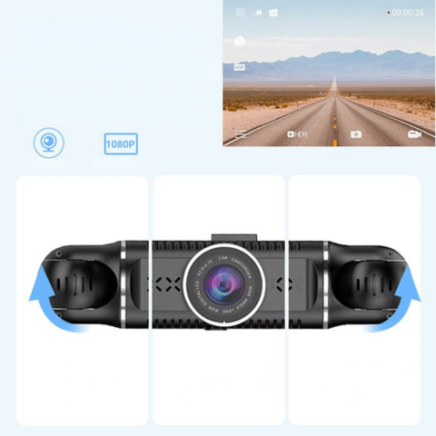 Dashcam 4-Kanal-Kamera - Wifi & GPS integriert