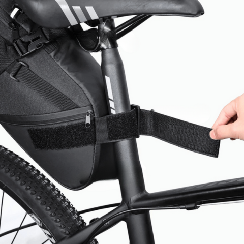 Large Capacity Bicycle Saddle Bag — Waterproof & Reflective 