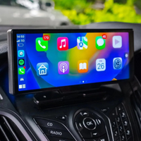 Ecrã de Carro Multifuncional – Suporte para Câmera de Recuo e Controlo Vocal 