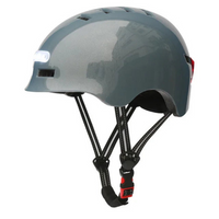 Capacete de Bicicleta Urbano – Com Iluminação LED Frontal e Traseira 
