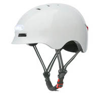 Capacete de Bicicleta Urbano – Com Iluminação LED Frontal e Traseira 