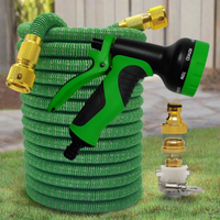 Tuyau D’Arrosage Extensible — Multifonction Avec Pistolet Haute Pression