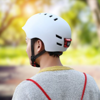 Capacete de Bicicleta Urbano – Com Iluminação LED Frontal e Traseira 
