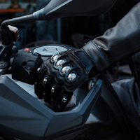 Luvas de Moto com Protetores Reforçados – Ideal para Estrada e Fora de Estrada 