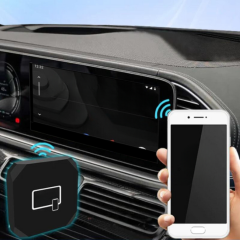 Adaptador Sem Fios – Conecte o Seu Smartphone ao Ecrã de Bordo 