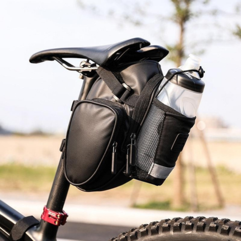 Saco de Selim de Bicicleta – Armazenamento Prático e Compacto 