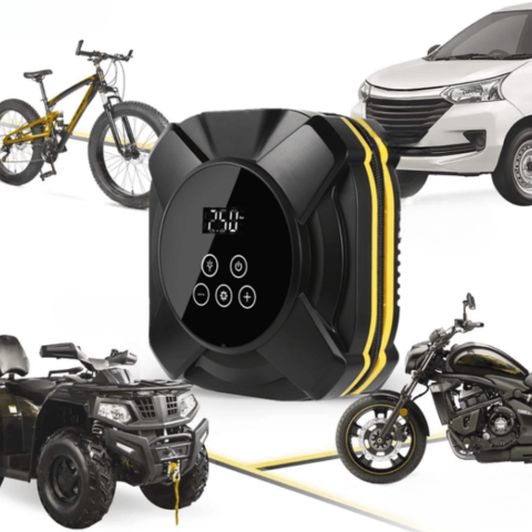 Mini kompresor powietrza przenośny – idealny do samochodu, motocykla i roweru 