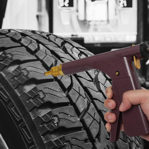 Däckreparationssats — Enkel och snabb användning 