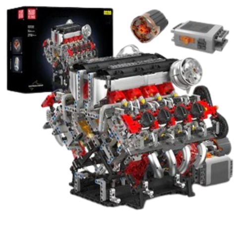 Kit de construcción de motores — experiencia lúdica y educativa 