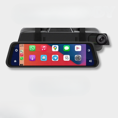 Intelligente achteruitkijkspiegel met camera voor en achter - HD Vision & parkeerhulp