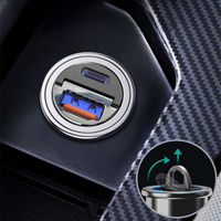 Adaptador Carregador de Carro USB – Tomada de Isqueiro Compacta 