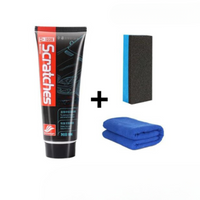 Kit de Remoção de Riscos para Carro – Creme Renovador de Pintura + Esponja Aplicadora 