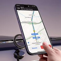 Suporte de Telefone Magnético 360° Para Carro – Fixação Ultra-Estável 