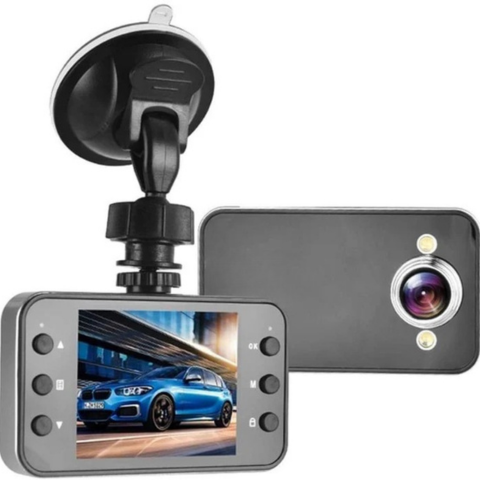 Dashcam Full HD med rörelsesensor och mörkerseende - trafiksäkerhet och kontinuerlig inspelning