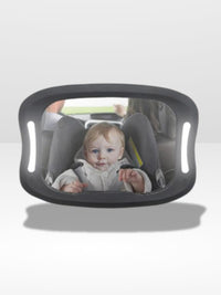 Bewakingsspiegel Voor Baby — Ingebouwde Verlichting Voor Een Duidelijk Nachtzicht 