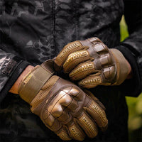 Luvas de Moto Tácticas Reforçadas – Proteção e Aderência Extrema 