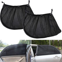 Protetor Solar Universal Extensível Para Janelas Laterais de Carro 