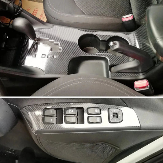 Stickers de Fibra de Carbono para Hyundai ix35 (2010-2017) — Estilo Deportivo y Protección 