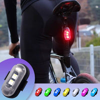 Luz LED Anti-Colisão – Ciclismo e Moto 