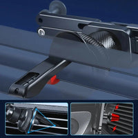 Suporte Telefone Carro Grelha de Ventilação – Rotação 360° & Bloqueio Automático 