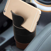 Suporte de Copo Rotativo para Carro – Organização e Conforto ao Volante 