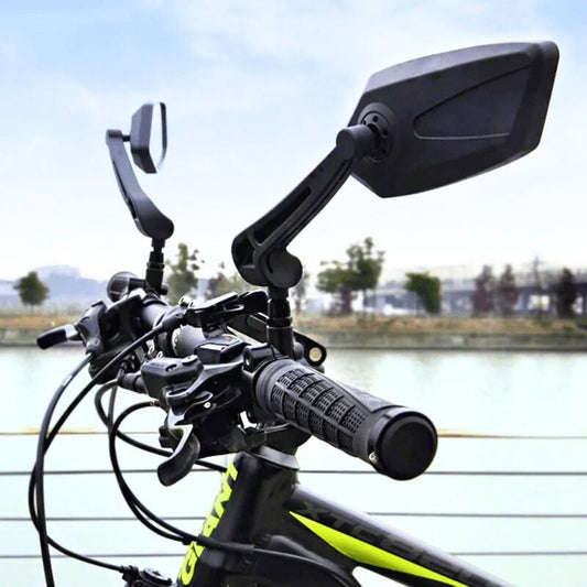 自転車用ミラー — 安全性とパノラマ視界 
