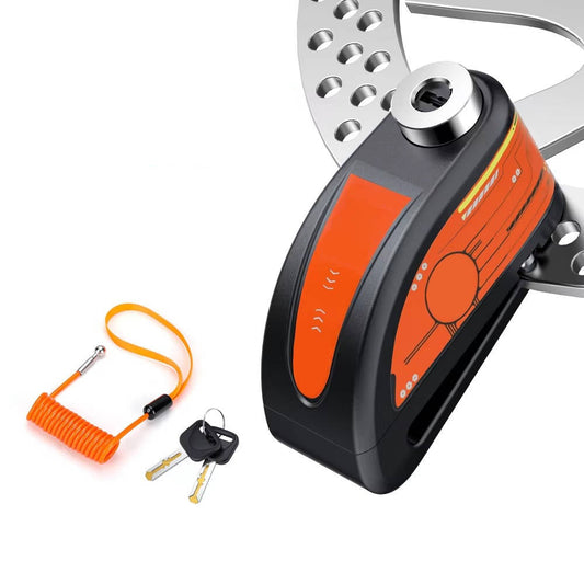 Stöldskydd för motorcykeldisk med larm - förbättrad säkerhet och kraftfull ljudsignal